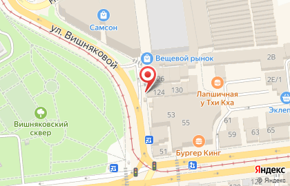 Магазин Гран-арт на ​Вишняковой, 124 на карте