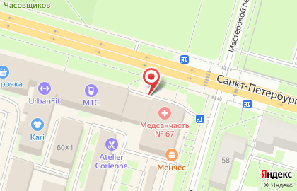 Ювелирная мастерская в Санкт-Петербурге на карте