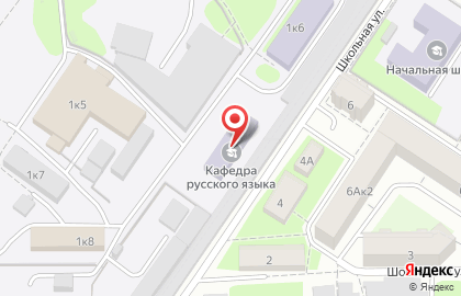 МГУЛ, Московский государственный университет леса на 1-й Институтской улице на карте