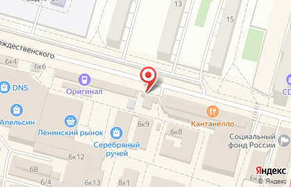 Торговый дом Сибирский на улице Рождественского на карте
