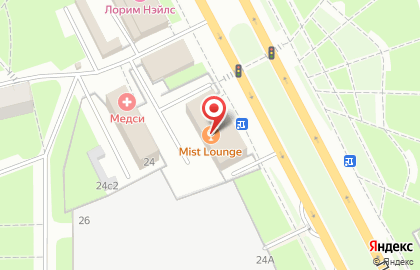 Сеть лаундж-баров Мята Lounge на метро Кантемировская на карте