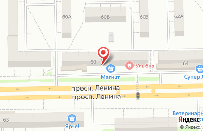 Магазин Бусинка на проспекте Ленина на карте