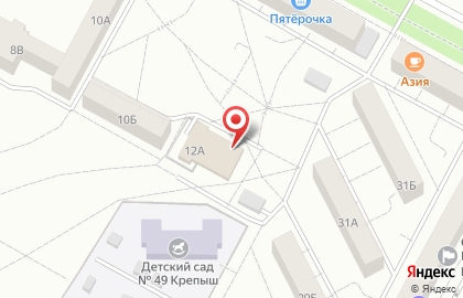 Продовольственный магазин Миг в Центральном районе на карте