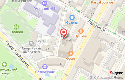 Компьютерный клуб Black Hole в Центральном районе на карте