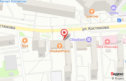 Магазин 100 одёжек на улице Костюкова на карте