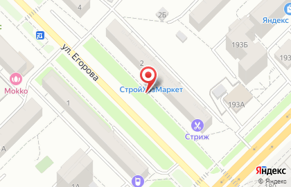 ООО Орфей на улице Егорова на карте