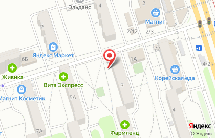 Аптека Аптека от склада на улице Комаровского на карте