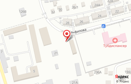 Производственная компания Гибкий камень на улице Панфилова на карте