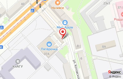 Пятачок в Комсомольске-на-Амуре на карте