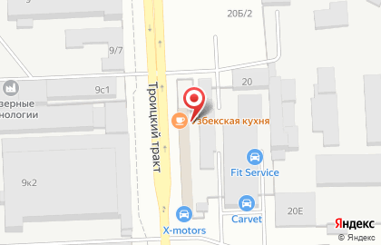 Кафе в Челябинске на карте