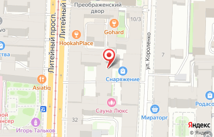 Ресторан Евразия на Литейном проспекте, 28 на карте