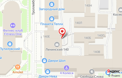 Производственная компания ПожИнтер на Ленинском проспекте на карте
