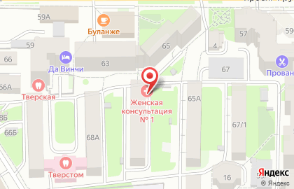 Аптека Томскфармация на Тверской улице на карте