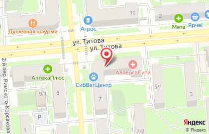 Банкомат СберБанк в Новосибирске на карте