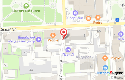 Тамбовкредитпромбанк на Первомайской улице на карте