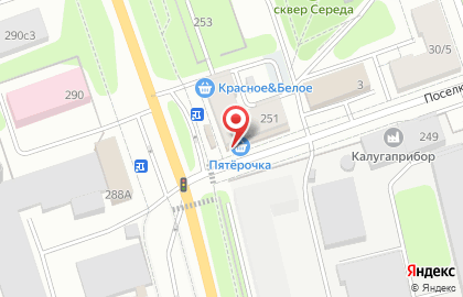 Супермаркет Пятёрочка на Московской улице на карте