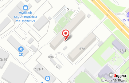 АвтоАнгел24 в Октябрьском районе на карте