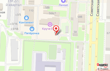Салон-ателье Ольга на Советской улице на карте
