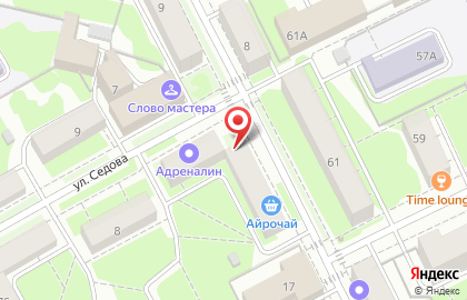 Офисный центр Пионерский в Свердловском районе на карте