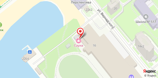 Сауна на проспекте Раевского на карте