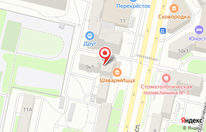 Магазин разливных напитков Пивко на Комсомольском проспекте на карте