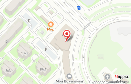 Перекресток в Пушкинском районе на карте
