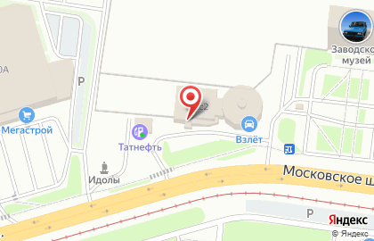 Магазин автозапчастей Взлёт на карте