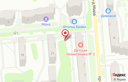 Киоск по продаже хлебобулочных изделий в Железногорске на карте