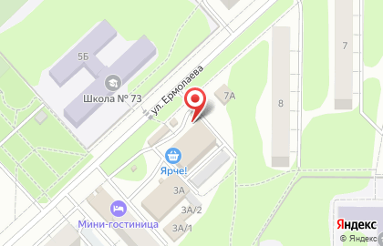 Продуктовый магазин в Омске на карте