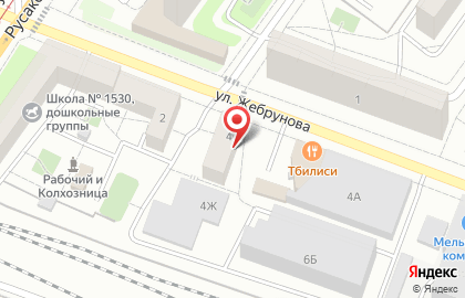 ОАО РОСНО-МС на улице Жебрунова на карте