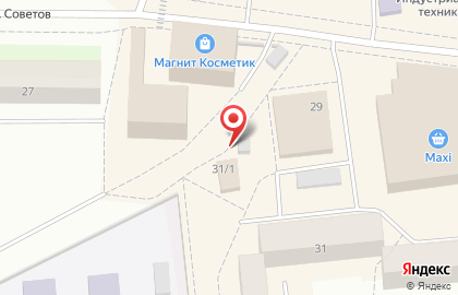 Магазин мясной продукции на улице Советов на карте
