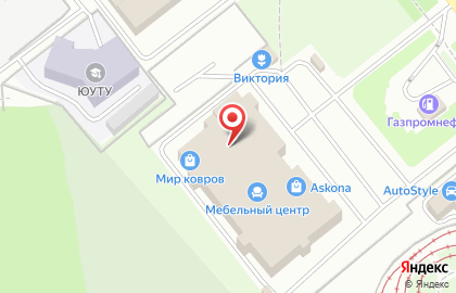 Салон мягкой мебели Divanger в Курчатовском районе на карте