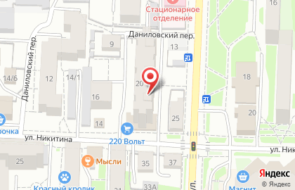 Стоматология Реал-Дент на улице Никитина на карте