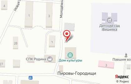 Производственный кооператив РОДИНА на Центральной улице на карте