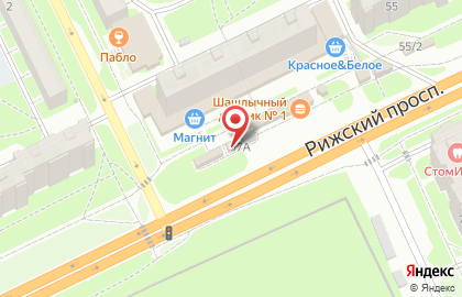 Магазин запчастей в Пскове на карте
