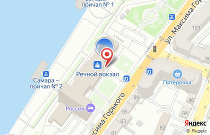 Туроператор РосВояж на улице Максима Горького на карте