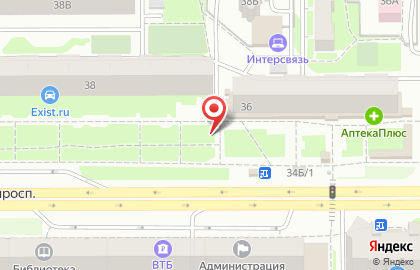 Сеть водоматов Урал-Аква на Комсомольском проспекте на карте