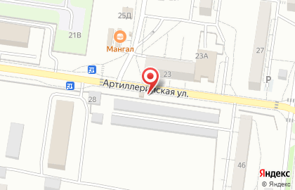 Пекарня Русский хлеб на Артиллерийской улице на карте