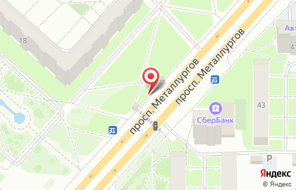 Магазин цветов на проспекте Металлургов, 18/1 на карте