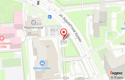 Юридическая компания Юрвест на улице Крылатские Холмы на карте