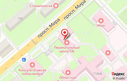 Аптека Губернская на проспекте Мира, 114 на карте