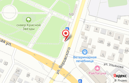 БУКЕТИК на улице Воровского на карте