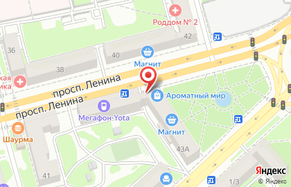 Цветочная база Флория на проспекте Ленина на карте