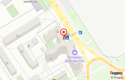 Малибу на улице Космонавтов на карте
