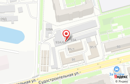 Автосервис Нанжуль Моторс на Судостроительной улице на карте