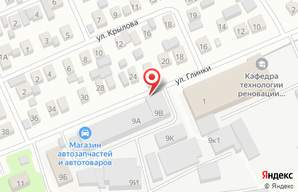 Магазин автозапчастей в Уфе на карте