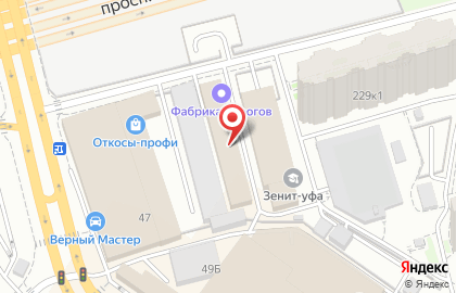 Светофор в Октябрьском районе на карте