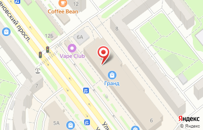 Универсальный магазин Фамилия на Ульяновском проспекте на карте