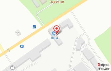 Лана на Октябрьской улице на карте