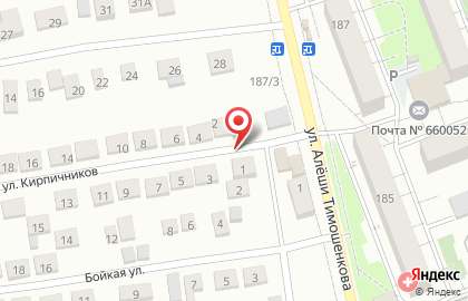 Магазин морепродуктов на ул. Кирпичников, 2/1 на карте